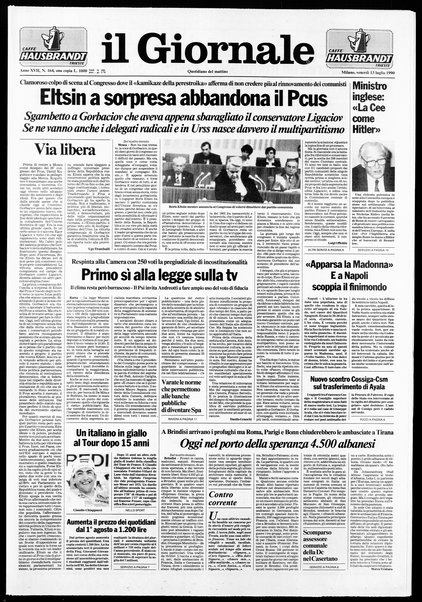 Il giornale : quotidiano del mattino